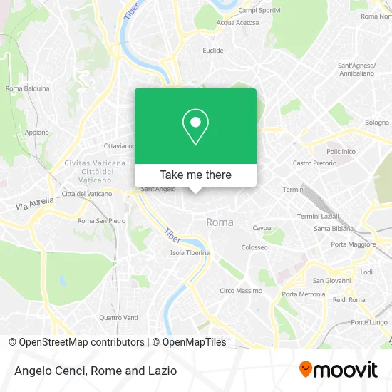 Angelo Cenci map