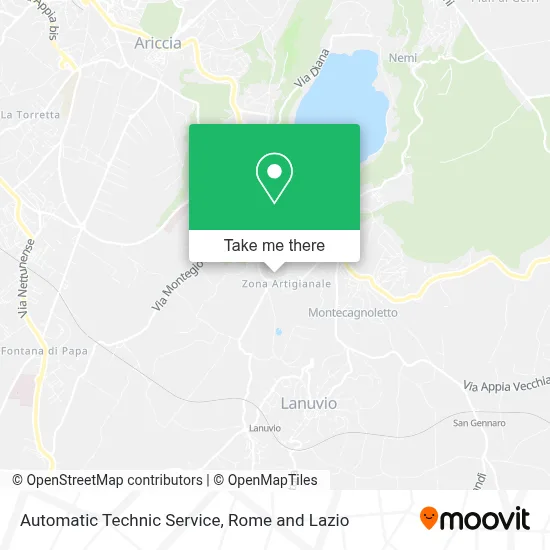 Automatic Technic Service map