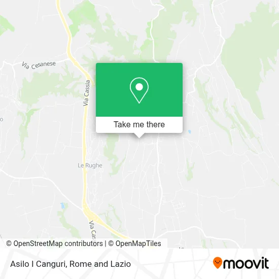 Asilo I Canguri map