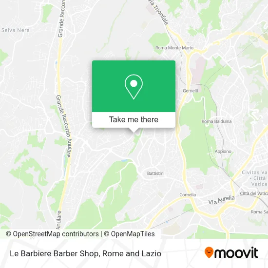 Le Barbiere Barber Shop map