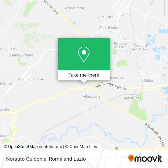 Norauto Guidonia map