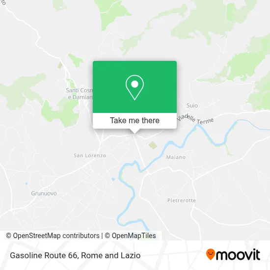 Gasoline Route 66 map