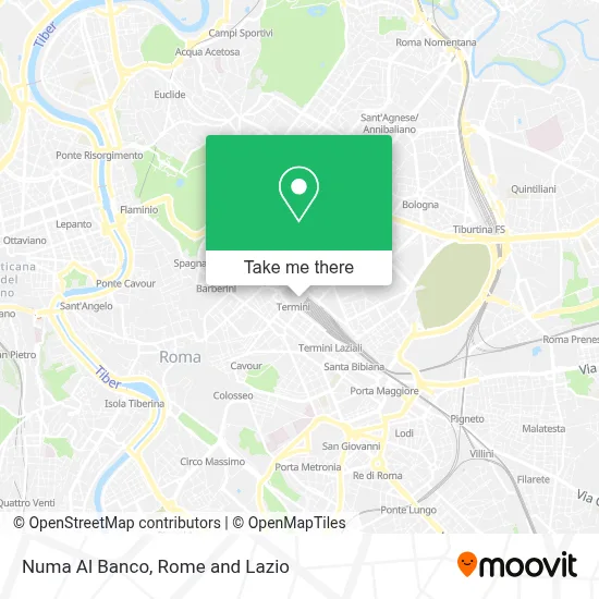 Numa Al Banco map