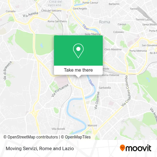 Moving Servizi map