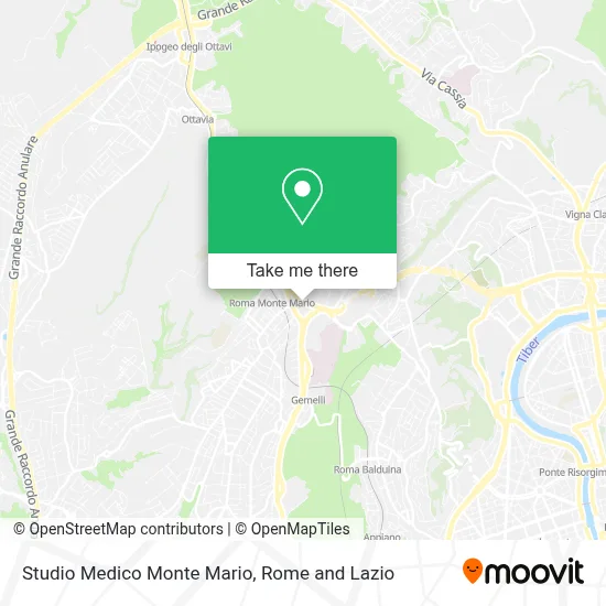 Studio Medico Monte Mario map
