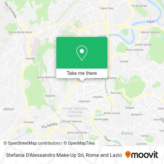 Stefania D'Alessandro Make-Up Srl map