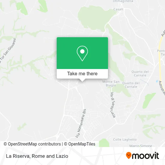 La Riserva map