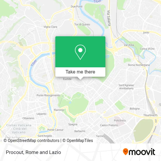 Procout map