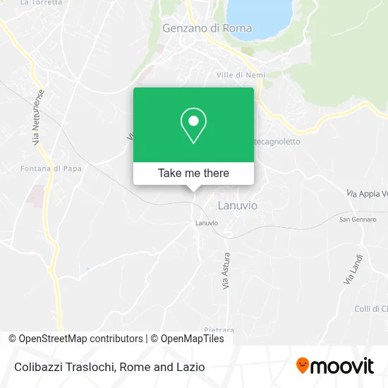 Colibazzi Traslochi map