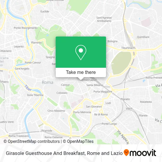 Girasole Guesthouse And Breakfast map