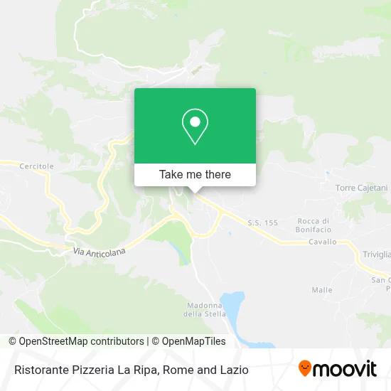 Ristorante Pizzeria La Ripa map