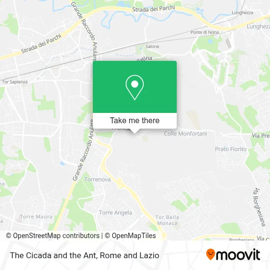 The Cicada and the Ant map