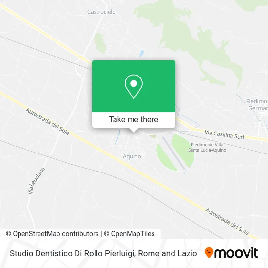 Studio Dentistico Di Rollo Pierluigi map