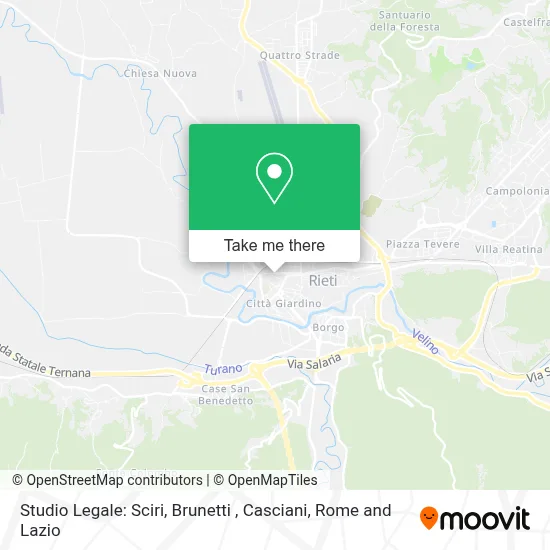 Studio Legale: Sciri, Brunetti , Casciani map