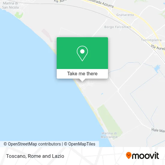 Toscano map