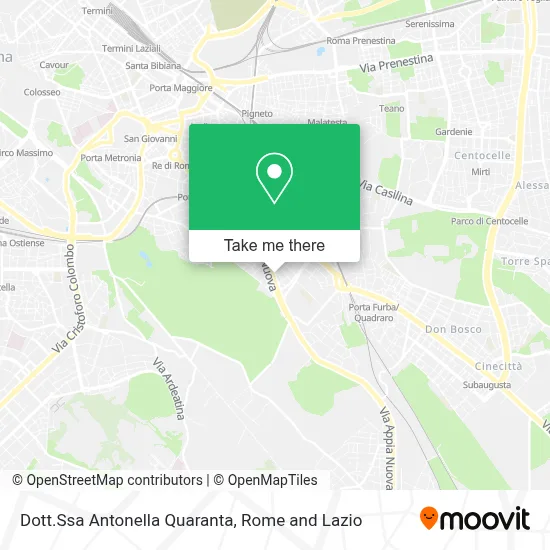 Dott.Ssa Antonella Quaranta map