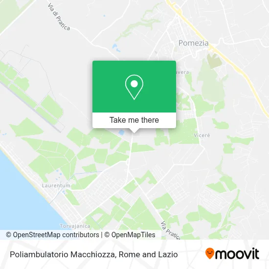 Poliambulatorio Macchiozza map
