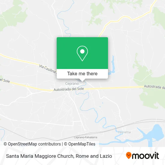 Santa Maria Maggiore Church map