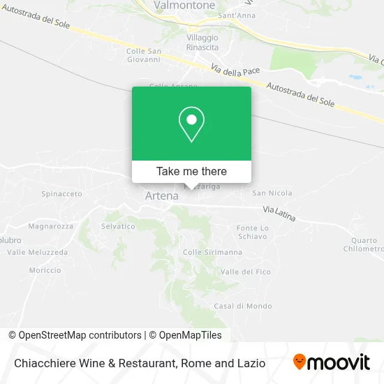 Chiacchiere Wine & Restaurant map