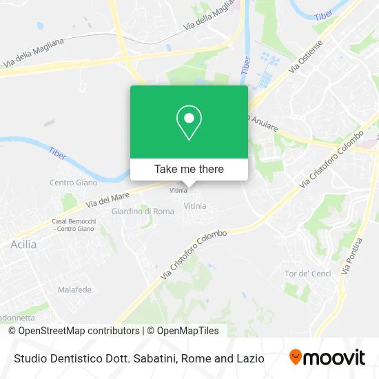 Studio Dentistico Dott. Sabatini map
