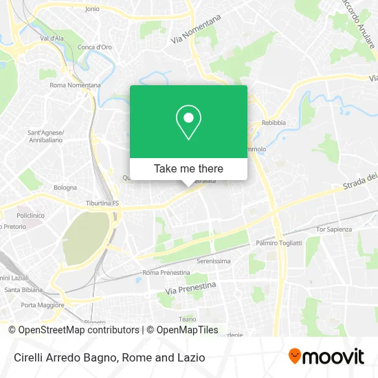 Cirelli Arredo Bagno map