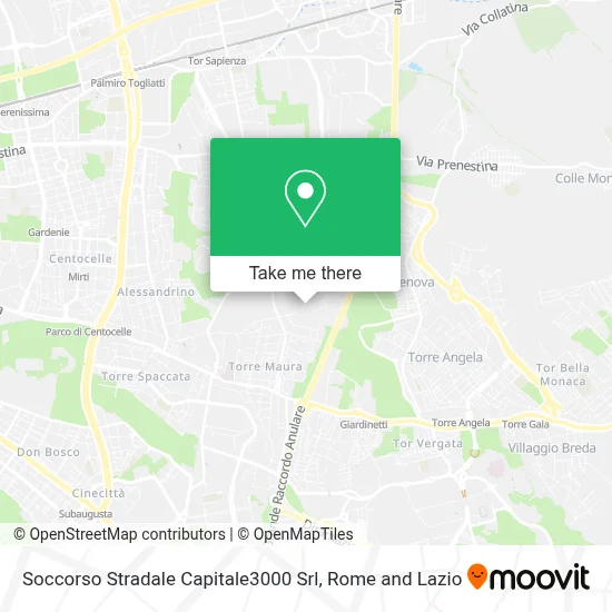 Soccorso Stradale Capitale3000 Srl map
