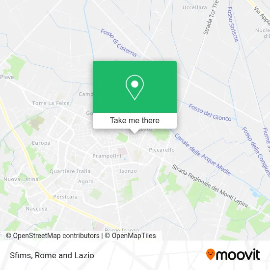 Sfims map