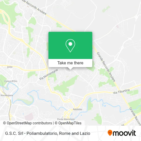 G.S.C. Srl - Poliambulatorio map