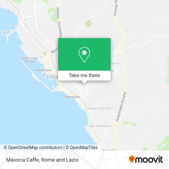Maiorca Caffe map