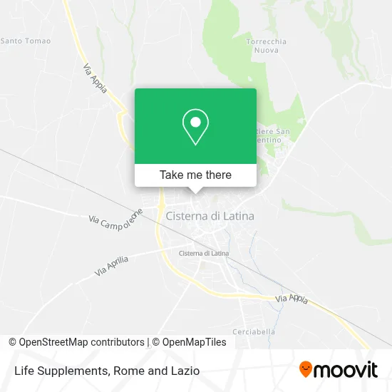 Life Supplements map