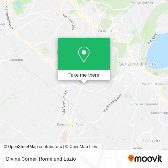 Divine Corner map