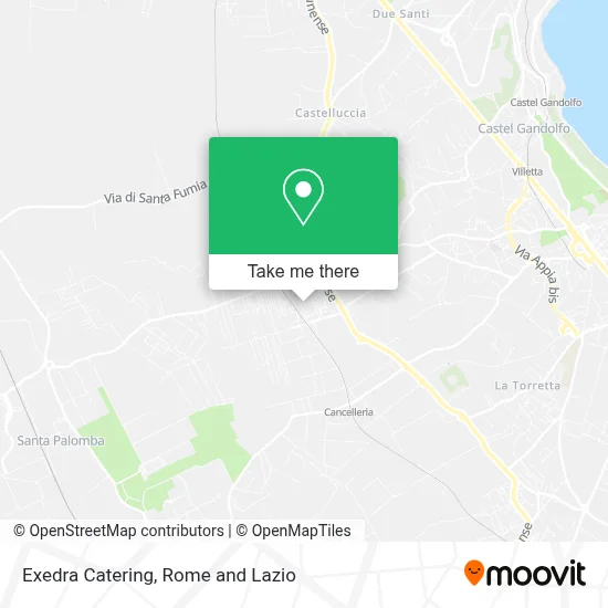 Exedra Catering map