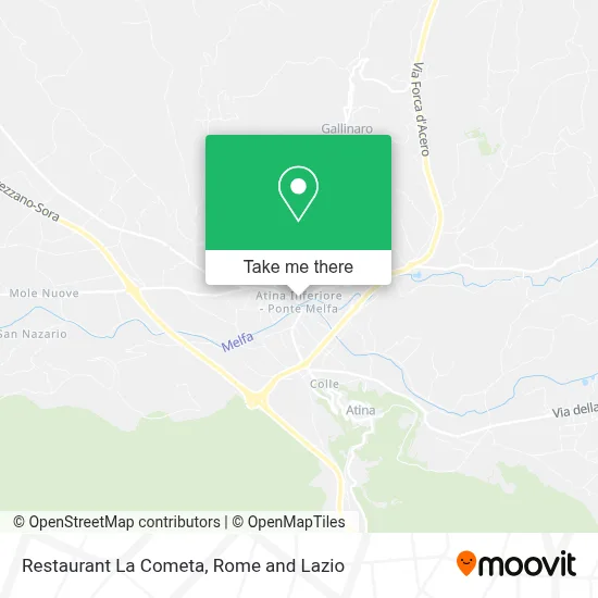 Restaurant La Cometa map