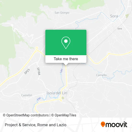 Project & Service map