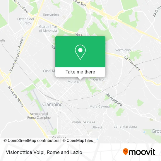 Visionottica Volpi map