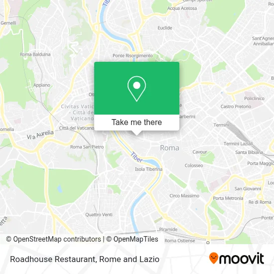 Roadhouse Restaurant map