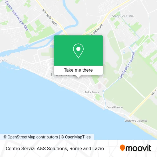 Centro Servizi A&S Solutions map