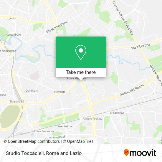 Studio Toccacieli map