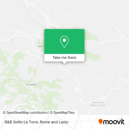 B&B Sotto La Torre map