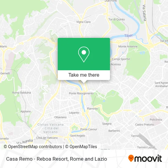 Casa Remo - Reboa Resort map