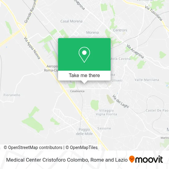 Medical Center Cristoforo Colombo map