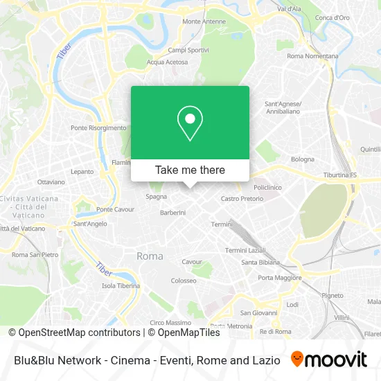 Blu&Blu Network - Cinema - Eventi map