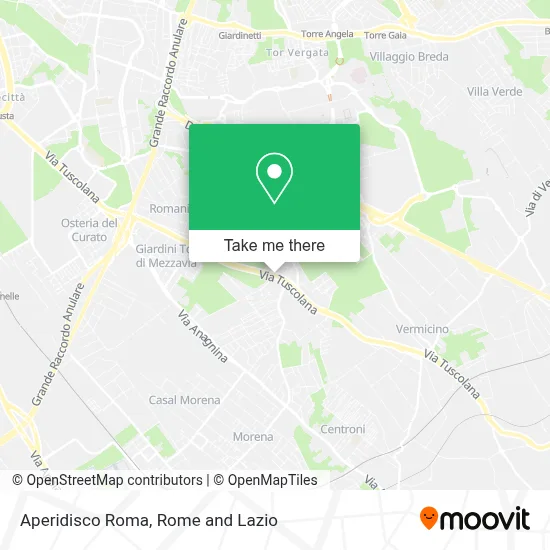 Aperidisco Roma map