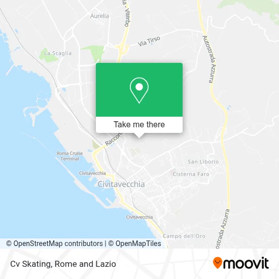 Cv Skating map