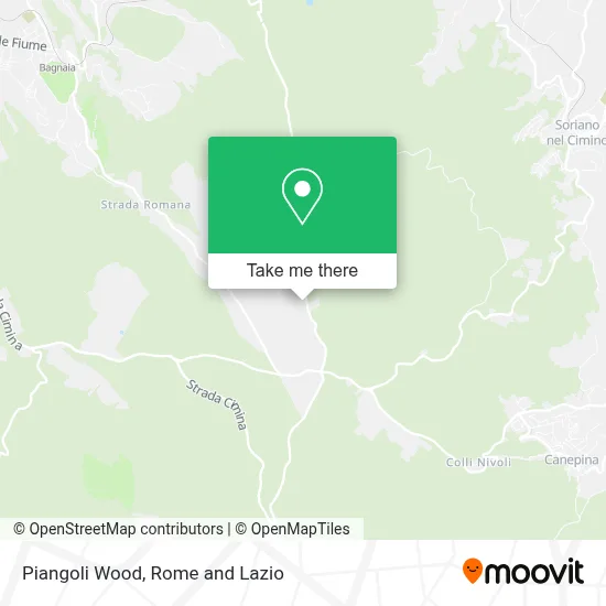Piangoli Wood map
