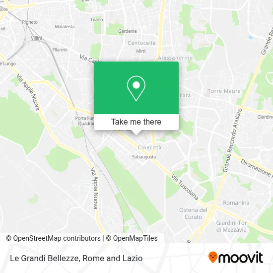 Le Grandi Bellezze map
