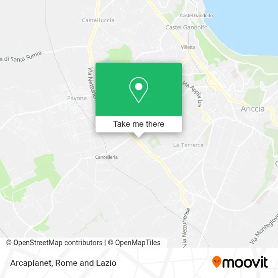 Arcaplanet map