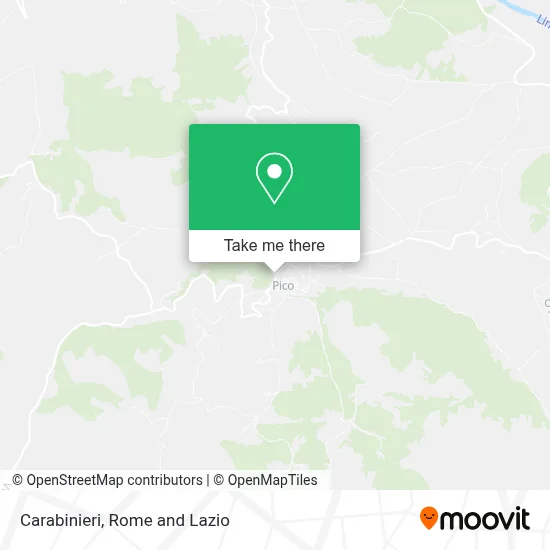 Carabinieri map