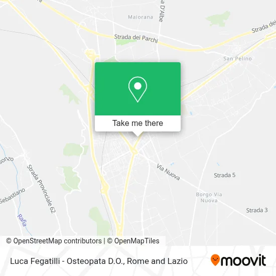 Luca Fegatilli - Osteopata D.O. map