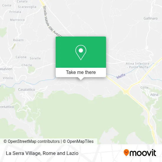 La Serra Village map